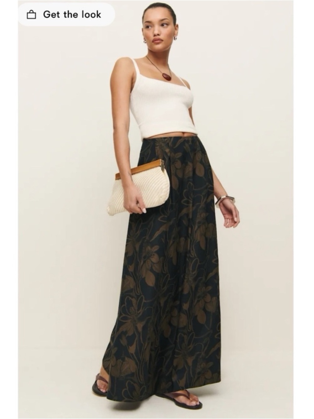 Reformation Lucy Skirt in Brava
